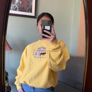 Cape May Yellow Sweatshirt